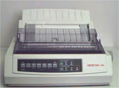 935 -  - TallyGenicom 935 Dot Matrix Printer 435 cps 136 Column